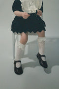 Blanc Knee Lace Socks